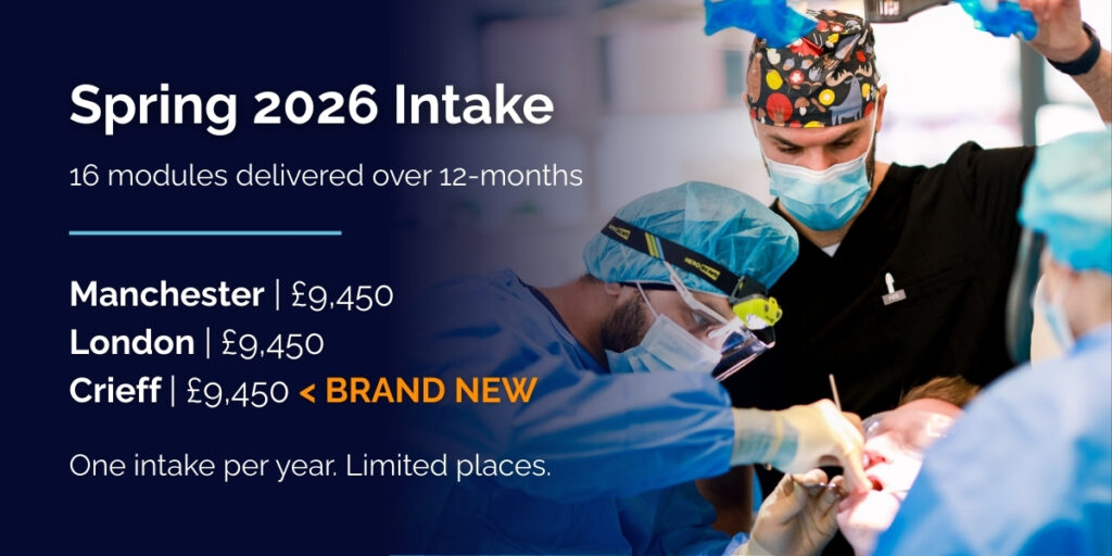 Implant Course - 16 modules over 1 year